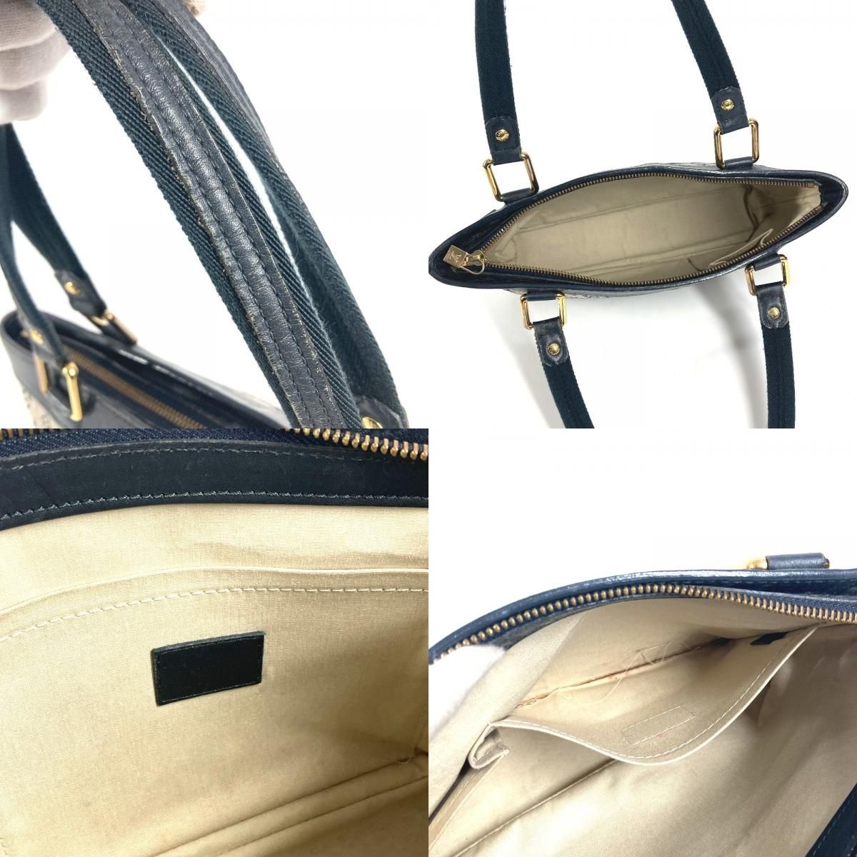 Louis Vuitton Handbag Lucille PM Navy — view 8