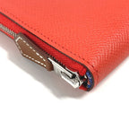 Hermes Wallet Azap Long Silk in Capucines Orange — view 7