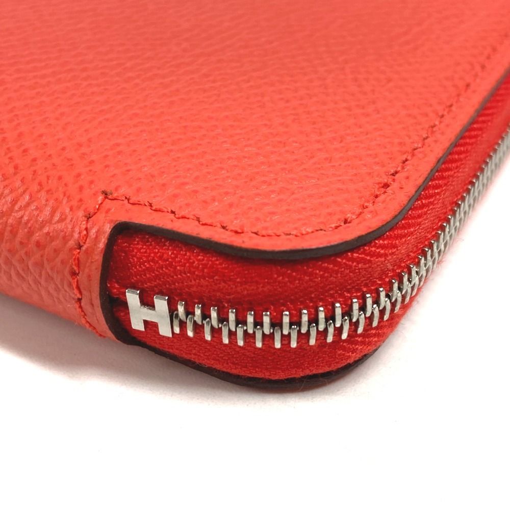 Hermes Wallet Azap Long Silk in Capucines Orange — view 6