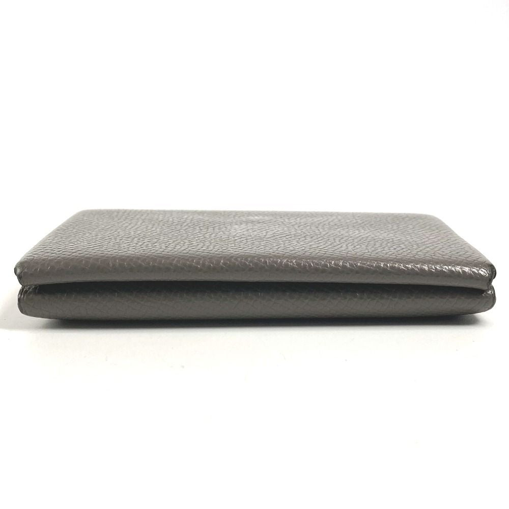 Hermes Bifold Wallet Calvi Duo Chevre Etain Gray — view 2