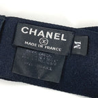 Chanel Headband CC Logo Silk Black — view 9
