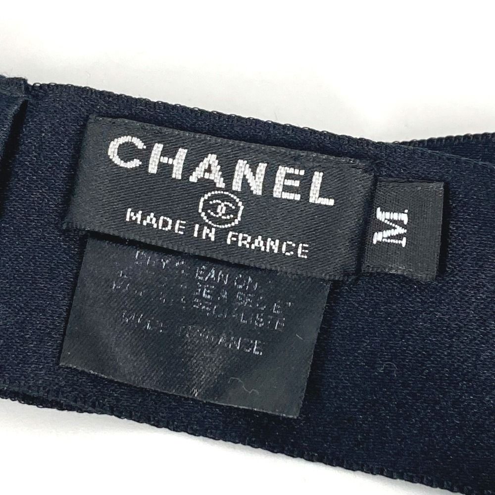 Chanel Headband CC Logo Silk Black — view 9