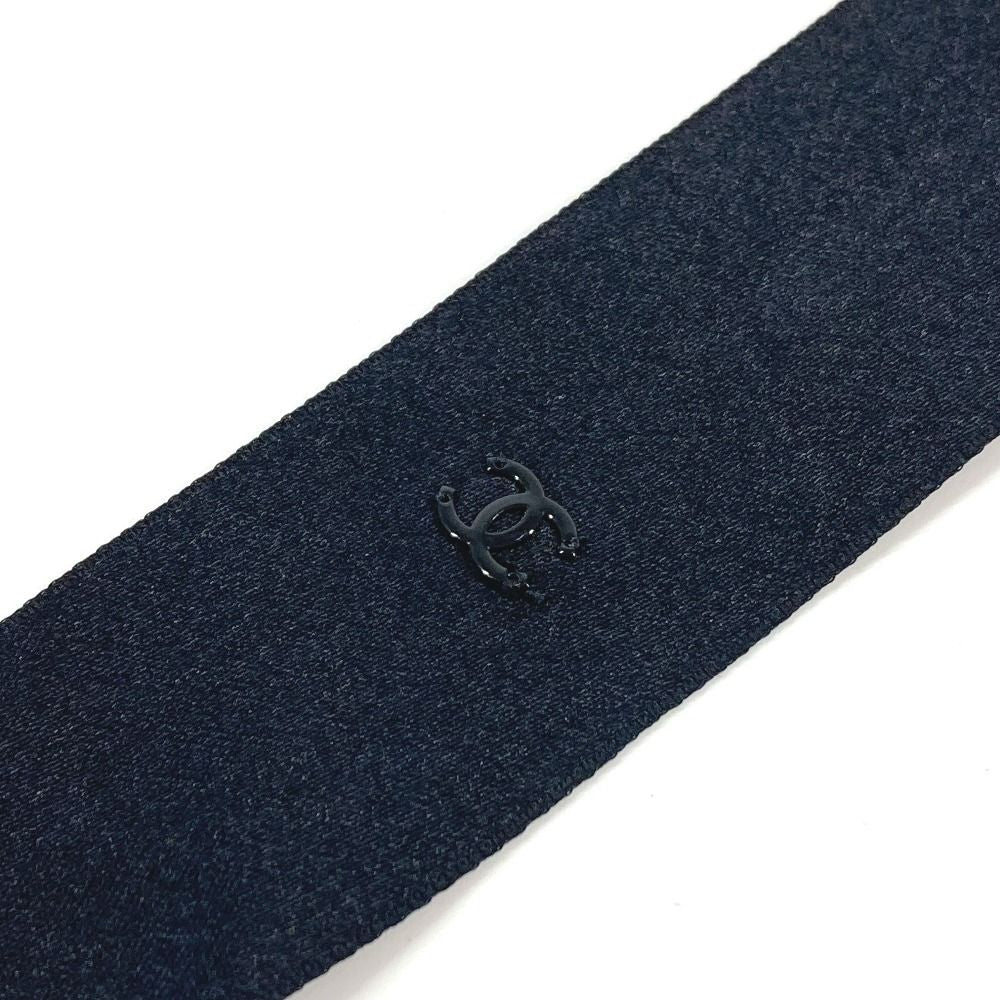 Chanel Headband CC Logo Silk Black — view 7
