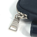 Prada Pouch Triangle Logo Leather Nylon Black — view 6