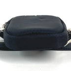 Prada Pouch Triangle Logo Leather Nylon Black — view 5