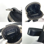 Prada Pouch Triangle Logo Leather Nylon Black — view 8