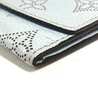 Louis Vuitton Key Case Multicles 4 Monogram Mahina Leather Holder Blue Nuage — view 6