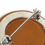 Louis Vuitton Brooch Set Travel Key Metal Silver X Brown — view 4