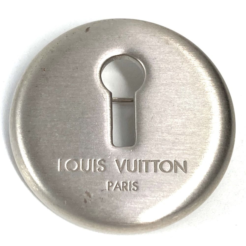 Louis Vuitton Brooch Set Travel Key Metal Silver X Brown — view 6
