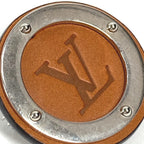 Louis Vuitton Brooch Set Travel Key Metal Silver X Brown — view 5