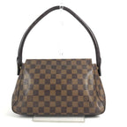 Louis Vuitton Tote Mini Looping Handbag Flap Damier Canvas Ebene Brown — view 2