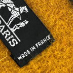 Hermes Scarf Cover le Wool Yellow X Red Navy — view 4
