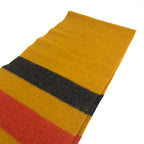 Hermes Scarf Cover le Wool Yellow X Red Navy — view 6