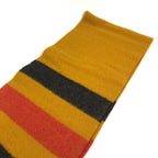 Hermes Scarf Cover le Wool Yellow X Red Navy — view 7