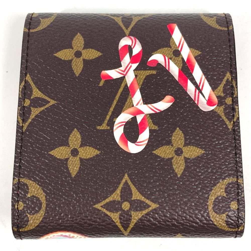 Louis Vuitton Note Cover Pad Pouch Monogram Canvas Brown X Red — view 2