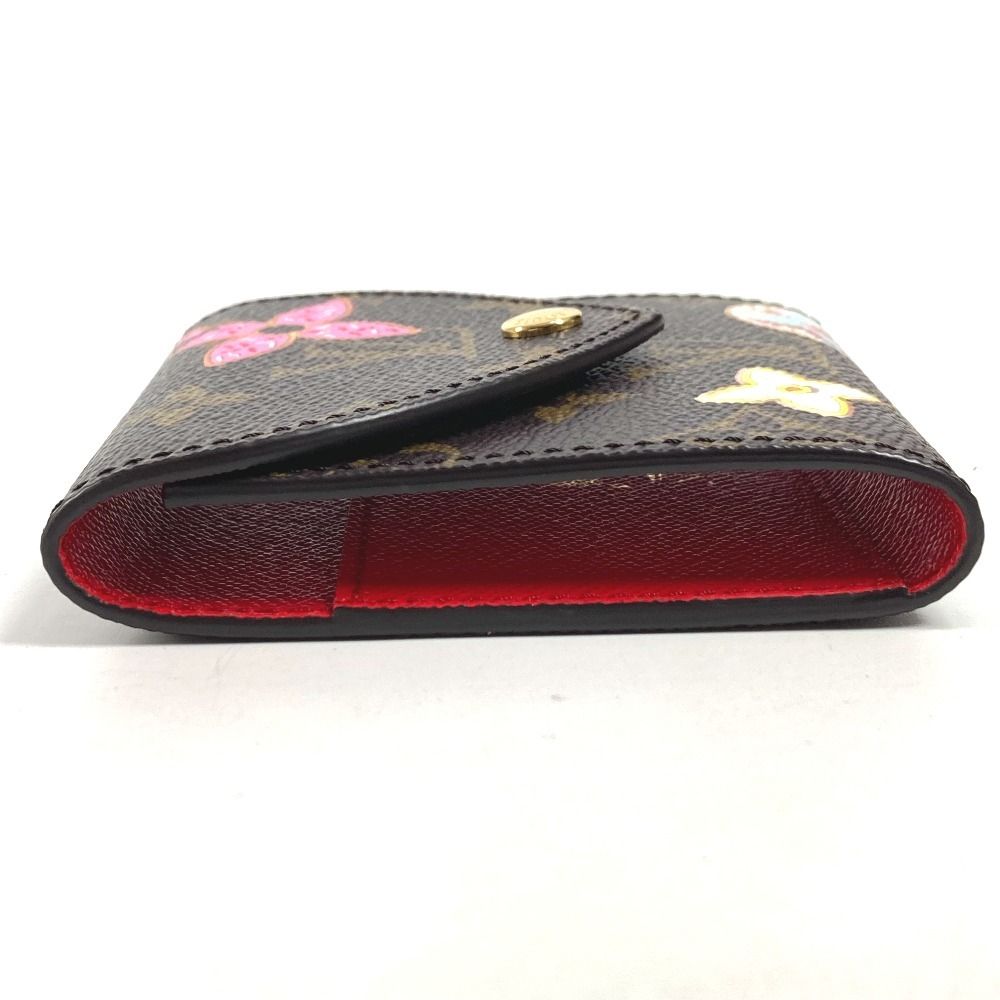 Louis Vuitton Note Cover Pad Pouch Monogram Canvas Brown X Red — view 4