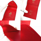 Louis Vuitton Note Cover Pad Pouch Monogram Canvas Brown X Red — view 8