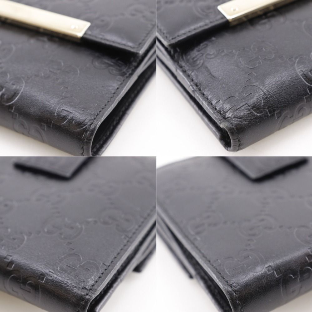 Gucci GG Guccissima Leather Black Bifold Wallet — view 4