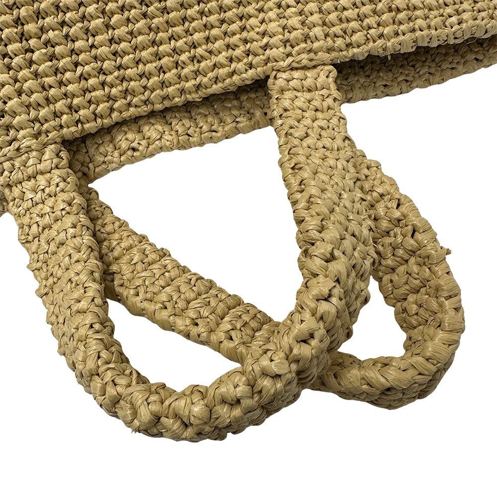 Prada Tote Raffia Natural Yellow — view 7