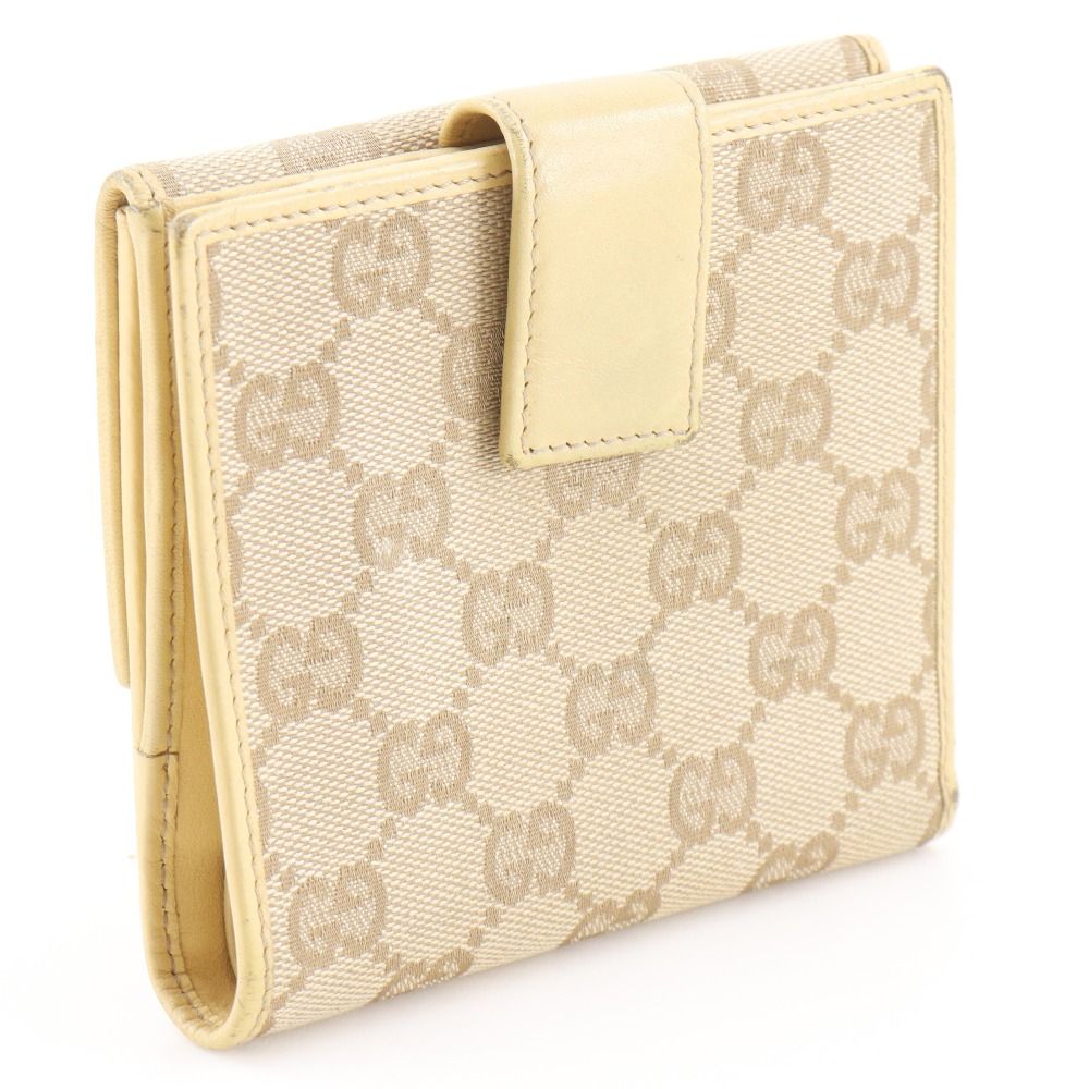 Gucci GG Canvas Beige Bifold Wallet — view 3