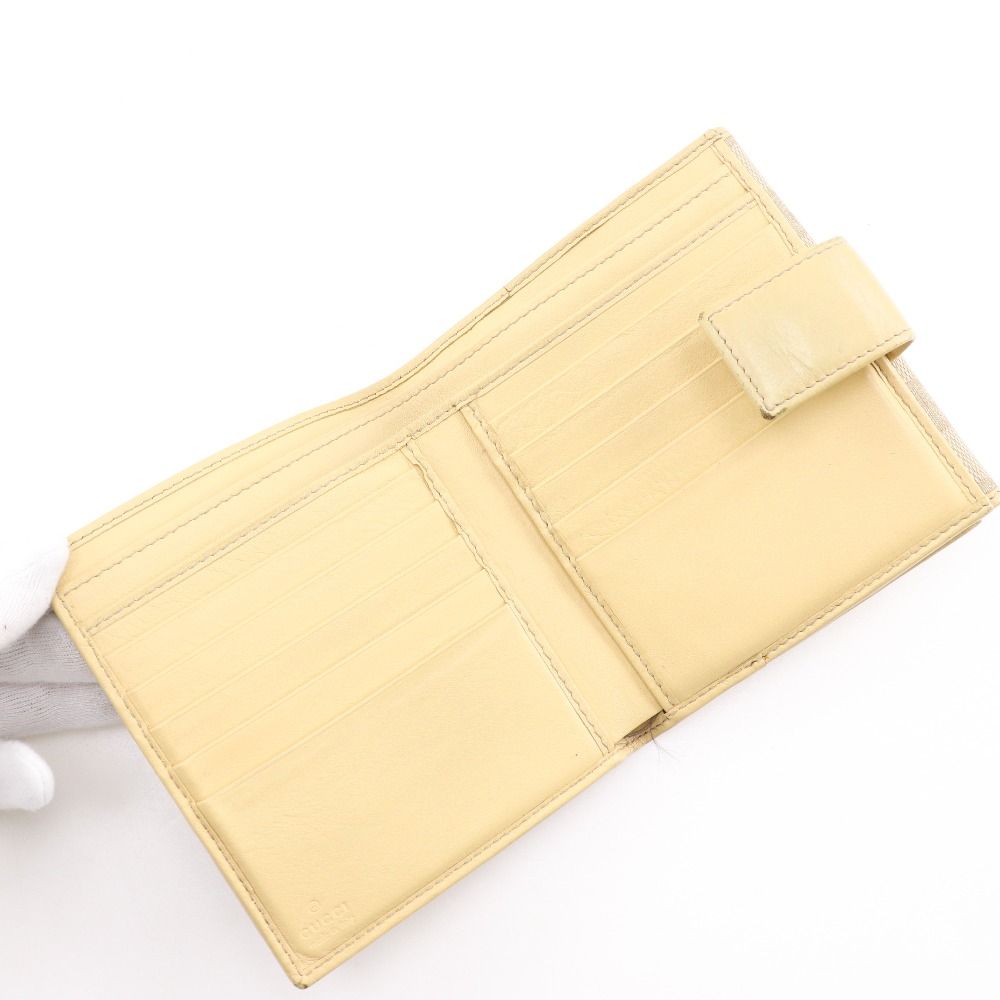 Gucci GG Canvas Beige Bifold Wallet — view 5