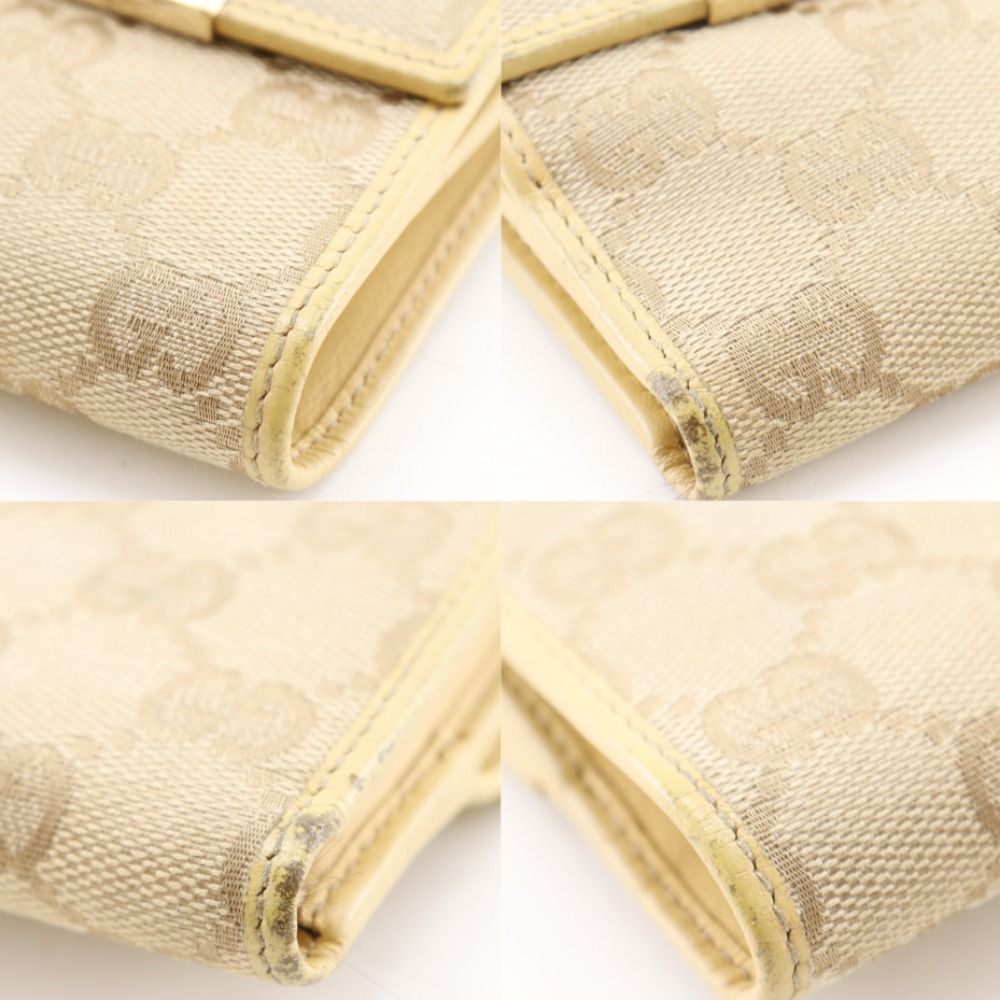 Gucci GG Canvas Beige Bifold Wallet — view 4