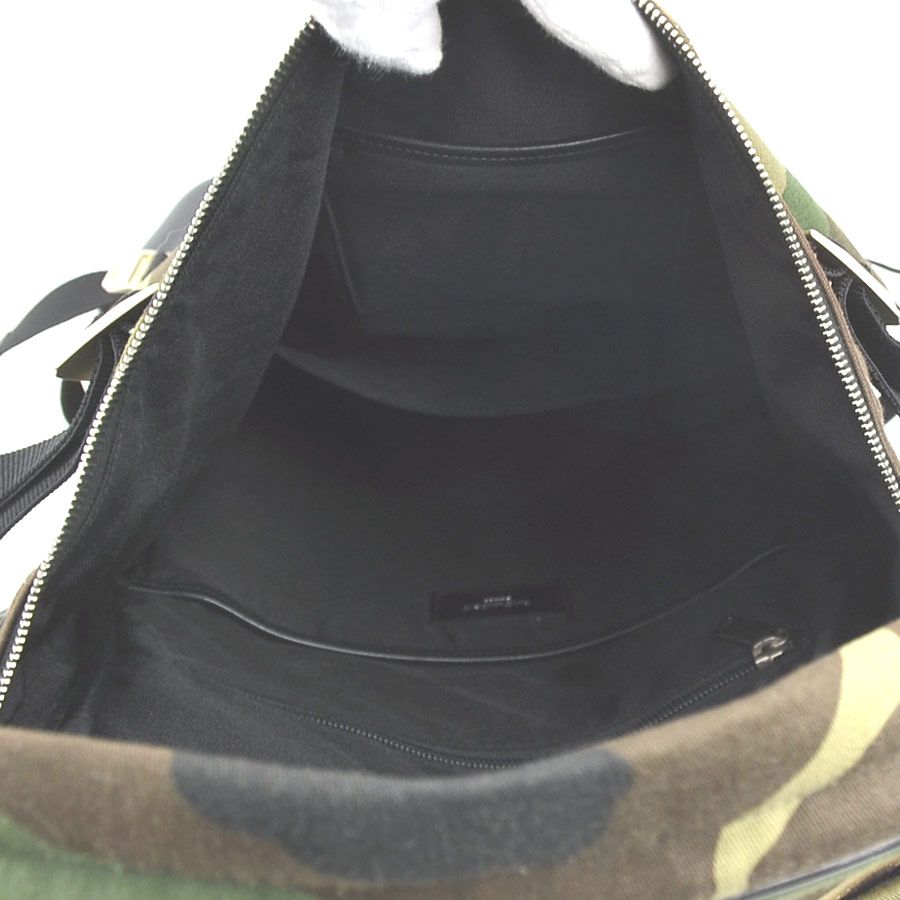 Saint Laurent Backpack Leather Canvas Ed — view 5
