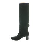 Hermes Suede Long Boots 35.5 Black SS OS — view 2