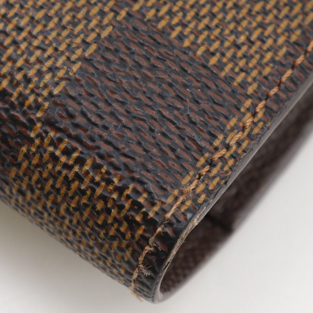 Louis Vuitton Portefeuille International Damier Canvas Brown — view 5