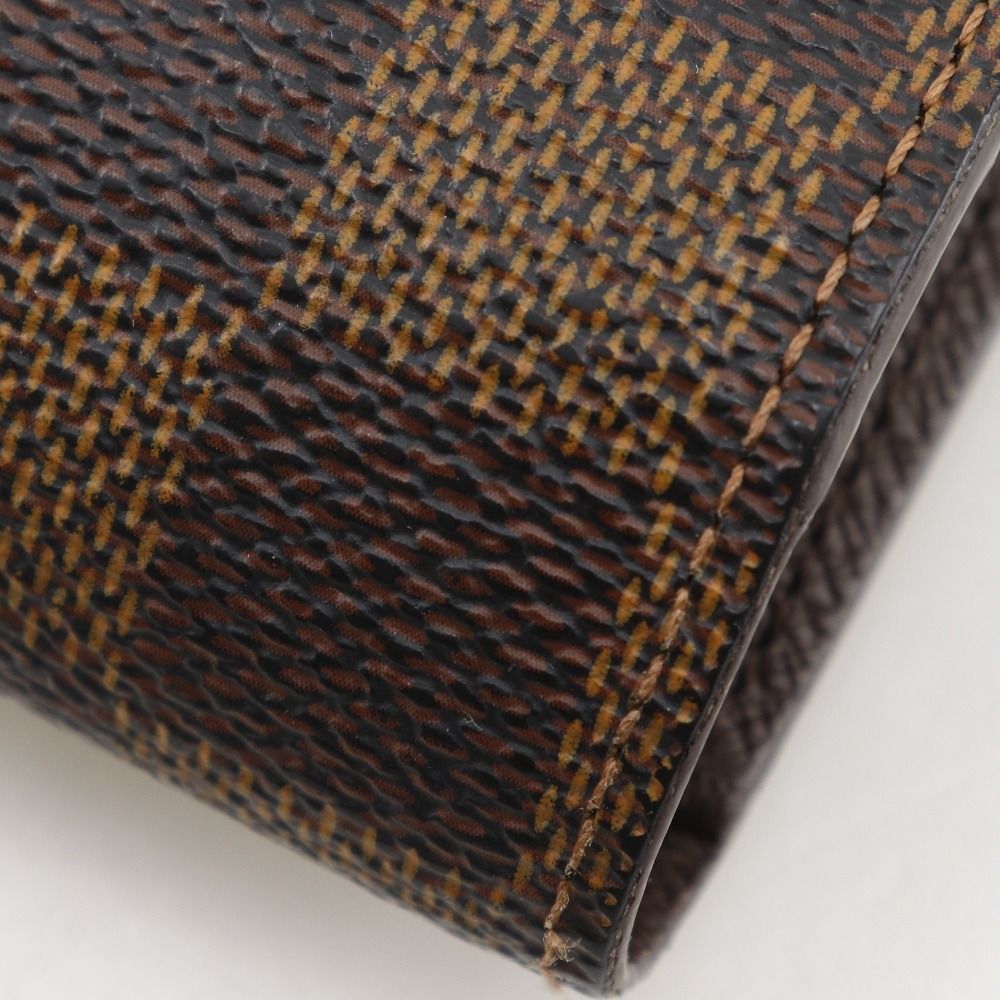 Louis Vuitton Portefeuille International Damier Canvas Brown — view 7
