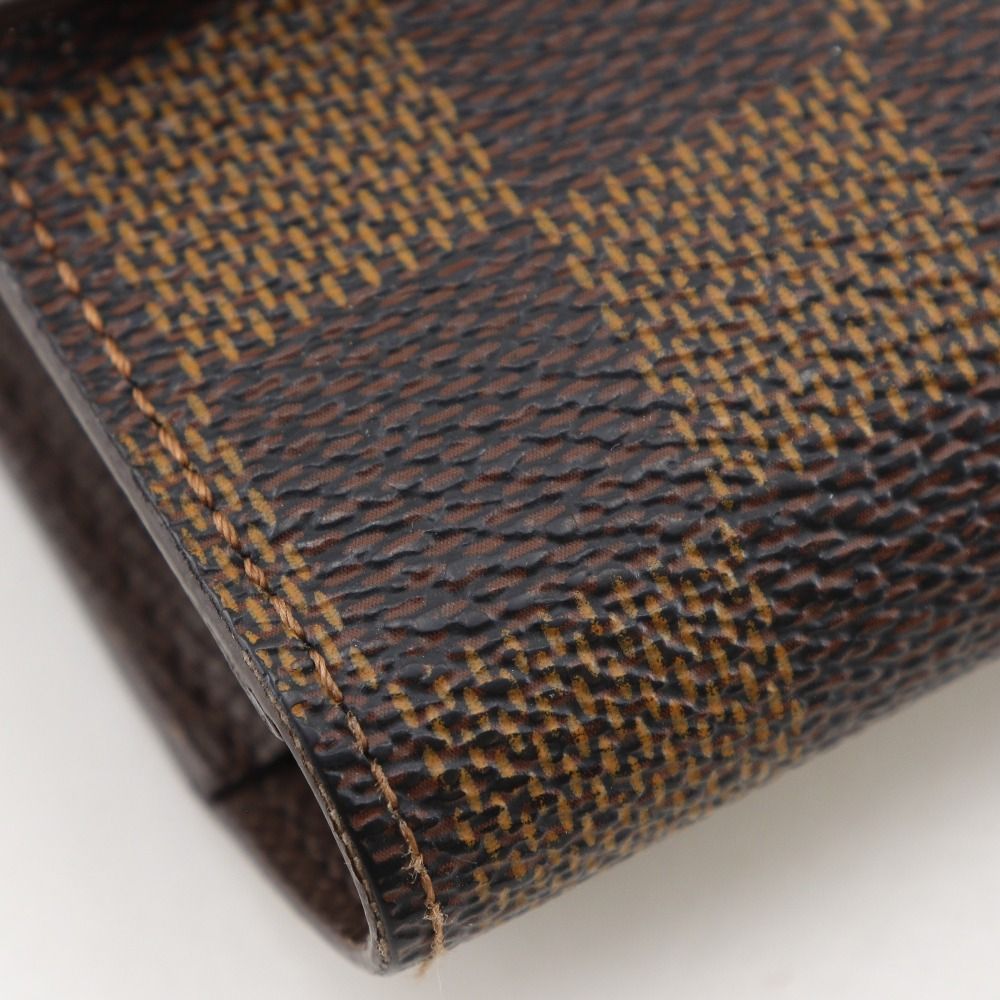 Louis Vuitton Portefeuille International Damier Canvas Brown — view 4