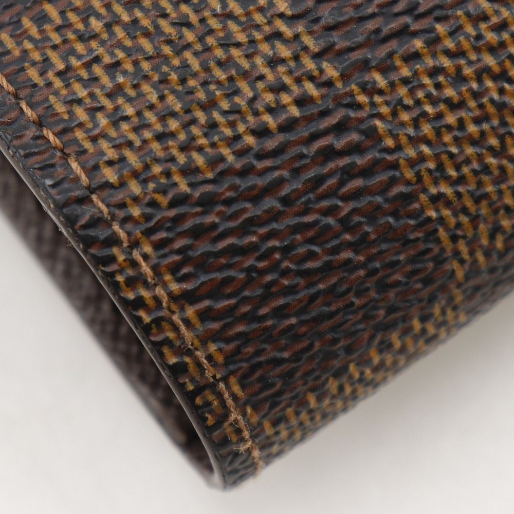 Louis Vuitton Portefeuille International Damier Canvas Brown — view 6