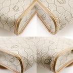 Dior Honeycomb Pattern Vintage Beige Shoulder Bag — view 4