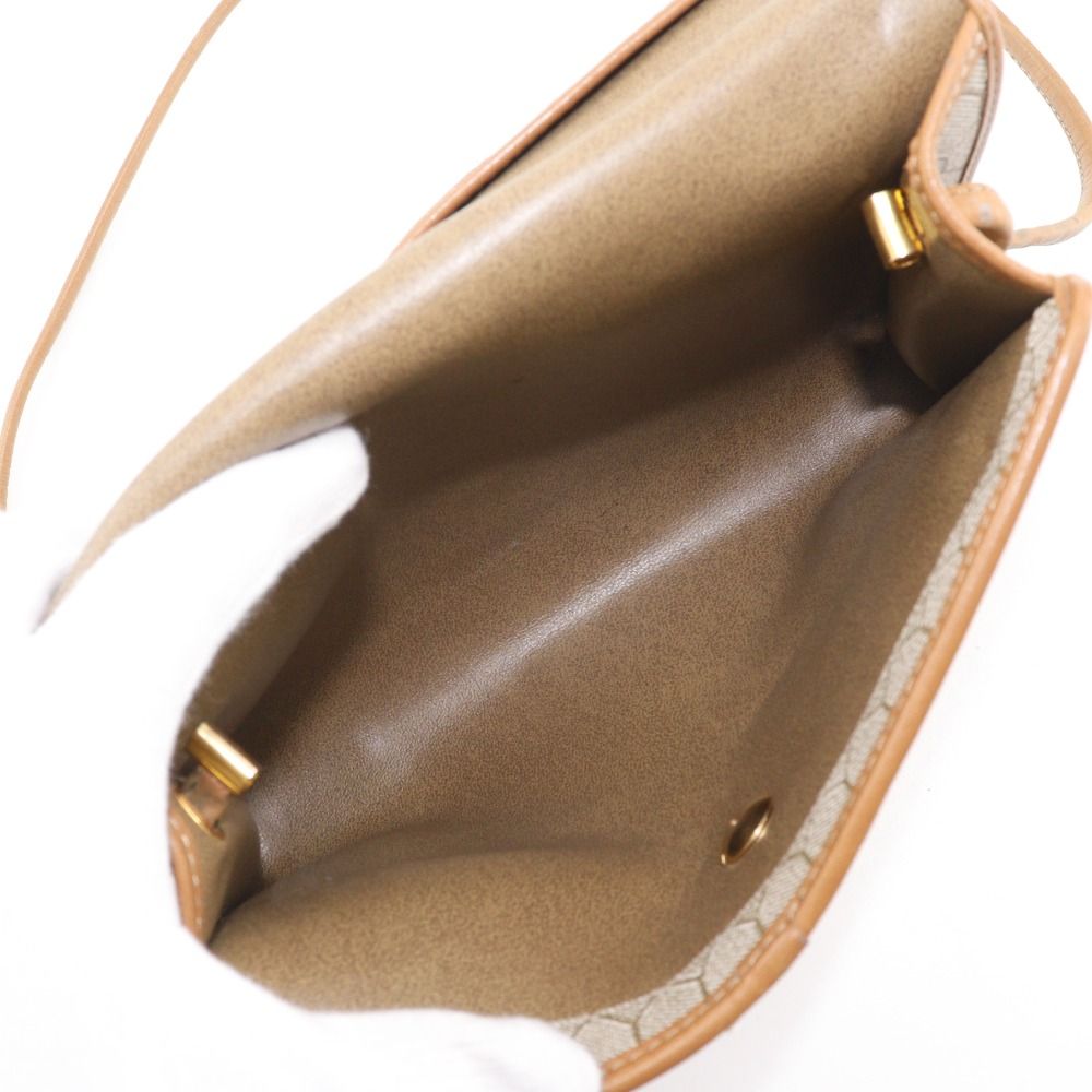 Dior Honeycomb Pattern Vintage Beige Shoulder Bag — view 5