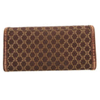 Celine Macadam Pattern Wallet Bifold Brown All Over Logo — view 2