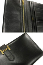 Hermes Classic Bearn Wallet Black Gold — view 7