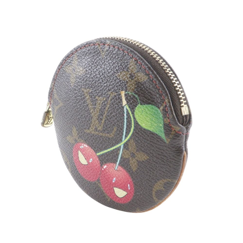 Louis Vuitton Porte Monnaieron Takashi Murakami Cherry Monogram Canvas Coin Purse — view 2