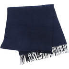Hermes Rectoverso 01 Cashmere Marine Navy Scarf Ocean — view 5