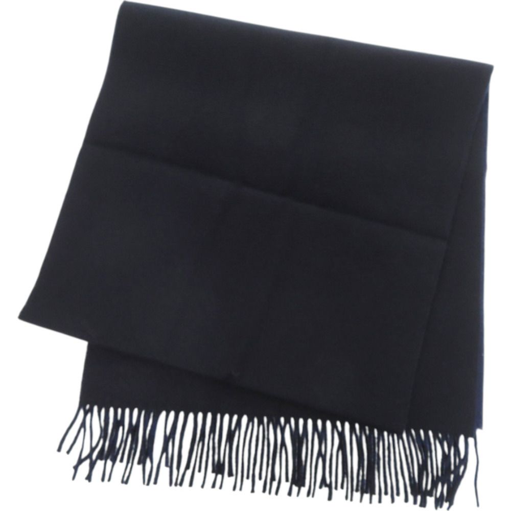 Hermes Rectoverso 01 Cashmere Marine Navy Scarf Ocean — view 3