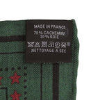Hermes Carre Zouaves Et Dragons Cashmere Silk Verloden Gold Green Bold — view 4