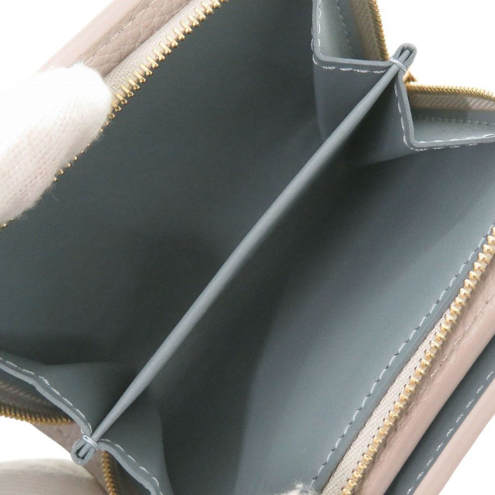 Louis Vuitton Portefeuille Flight Mode Monogram Mahina Pink Blue — view 7