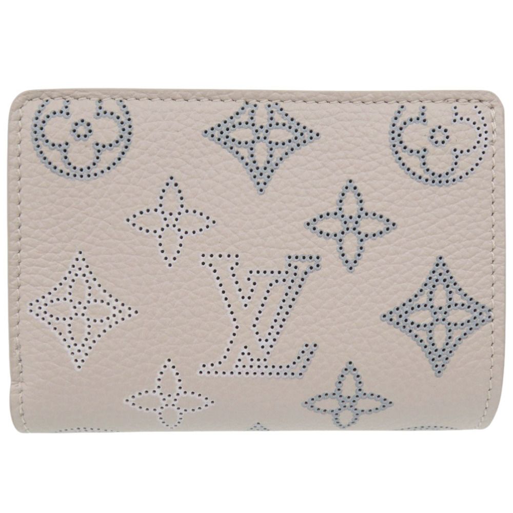 Louis Vuitton Portefeuille Flight Mode Monogram Mahina Pink Blue — view 3