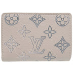 Louis Vuitton Portefeuille Flight Mode Monogram Mahina Pink Blue — view 3
