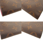 Louis Vuitton Portefeuille Lisa Monogram Brown Bifold Wallet Pink — view 6