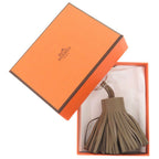 Hermes Bag Charm Fringe Carmen Agneau Milo Etoupe Ed Key — view 2