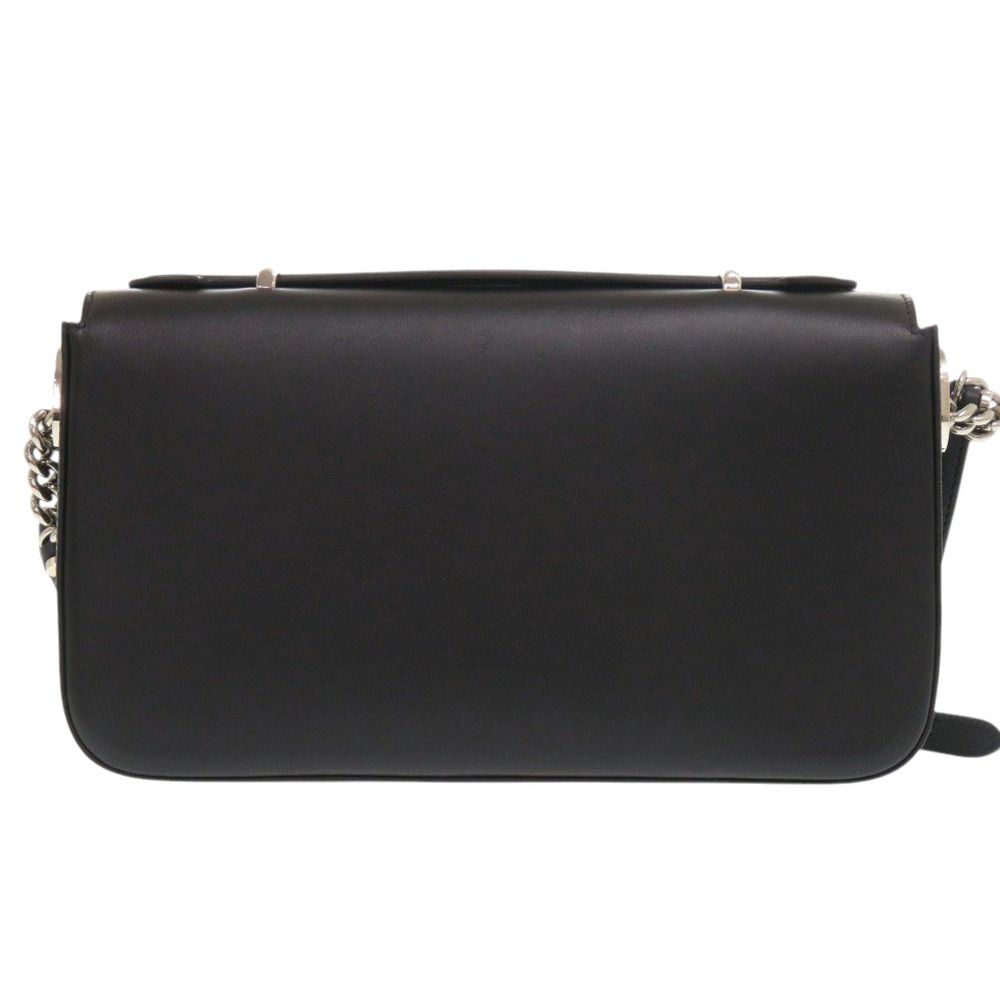 Gucci Double Leather Black Shoulder Bag — view 3