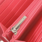 Chanel Star CC Logo Quilted Lambskin Pink Wallet — view 7
