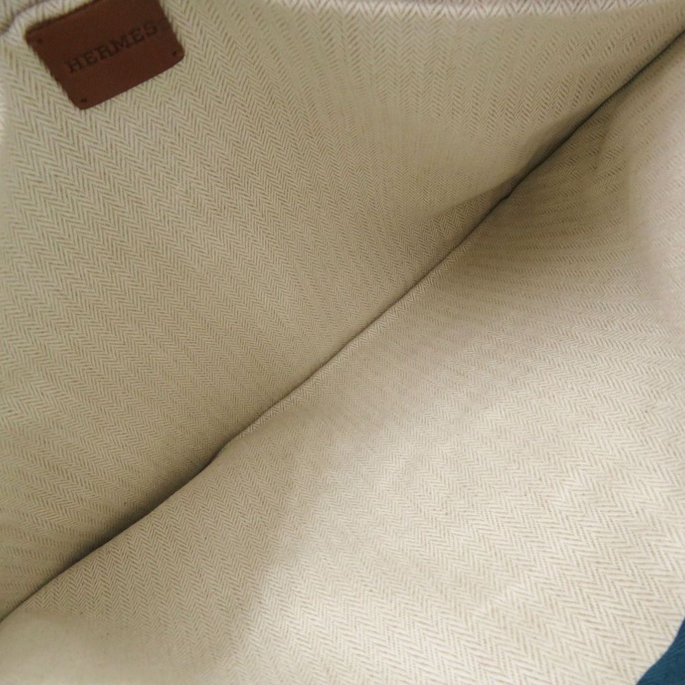 Hermes Petit Duc Flat Pouch GM Cotton Blue — view 5
