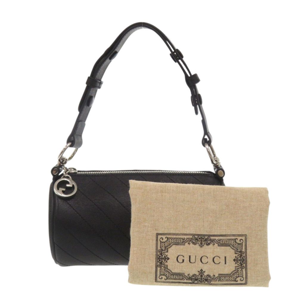 Gucci Blondie Shoulder Bag Leather Black — view 2
