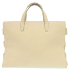Loewe Logo Leather Ivory Tote — view 3